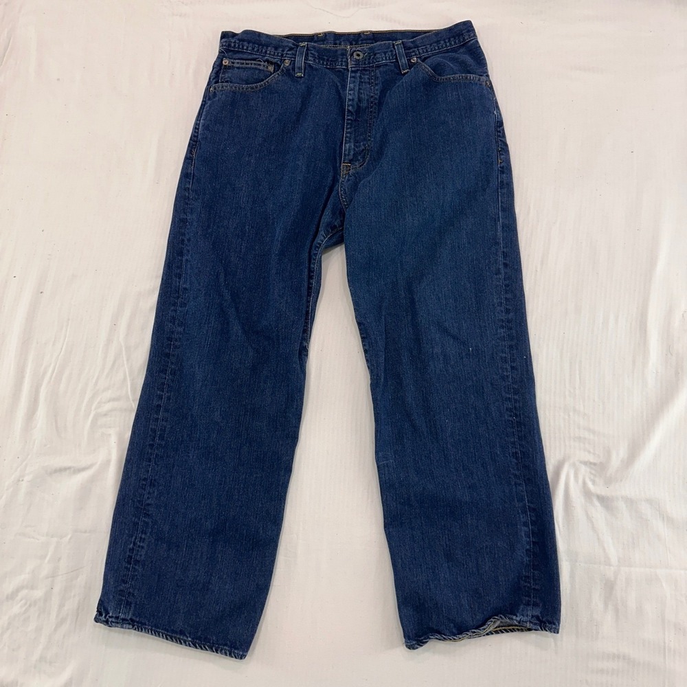 Vintage Y2K Polo Jeans Co RL Mens Brixton Loose Fit Straight Leg Jeans‎ 34 Denim